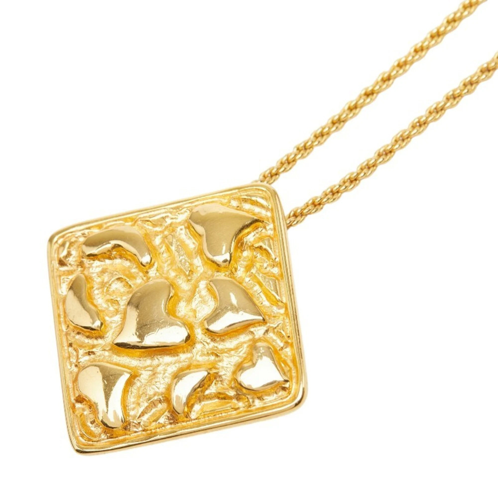 YVES SAINT LAURENT Gold Heart Necklace